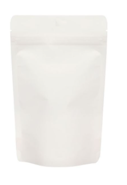 Stand Up Pouches White Kraft 10.2x6x15.2 cm | 57 grams