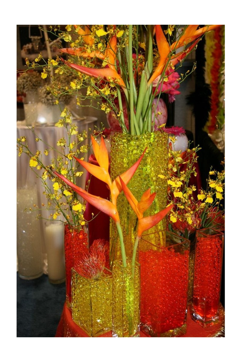 Orange Vatten Pärlas 10-12 mm (1 box) [IFS-10332]