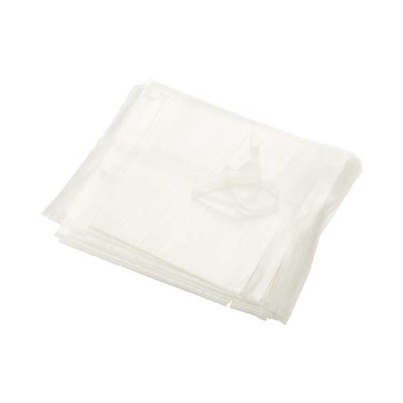 Resårband Vinyl Sträckas Transparent 25,5cm (50 st) [10CVL]
