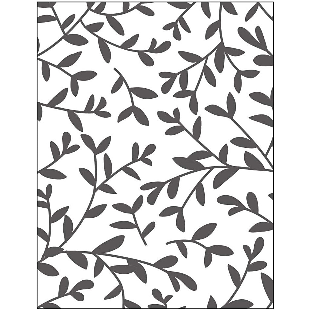 Embossing Folder, sprouts, size 11x14 cm, thickness 2 mm