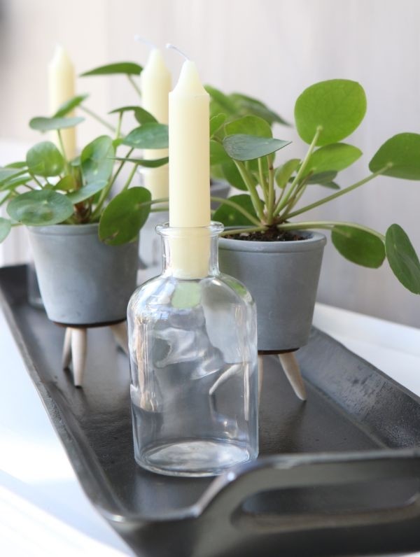 Glasflaska Ø7 h: 12 cm Transparent (20 st) [IFS-129196]