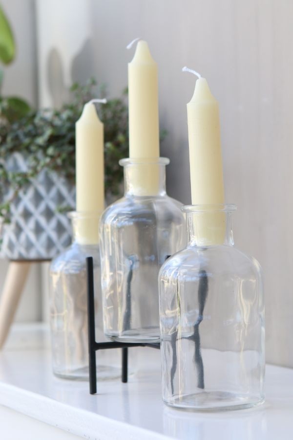 Glasflaska Ø7 h: 12 cm Transparent (20 st) [IFS-129196]