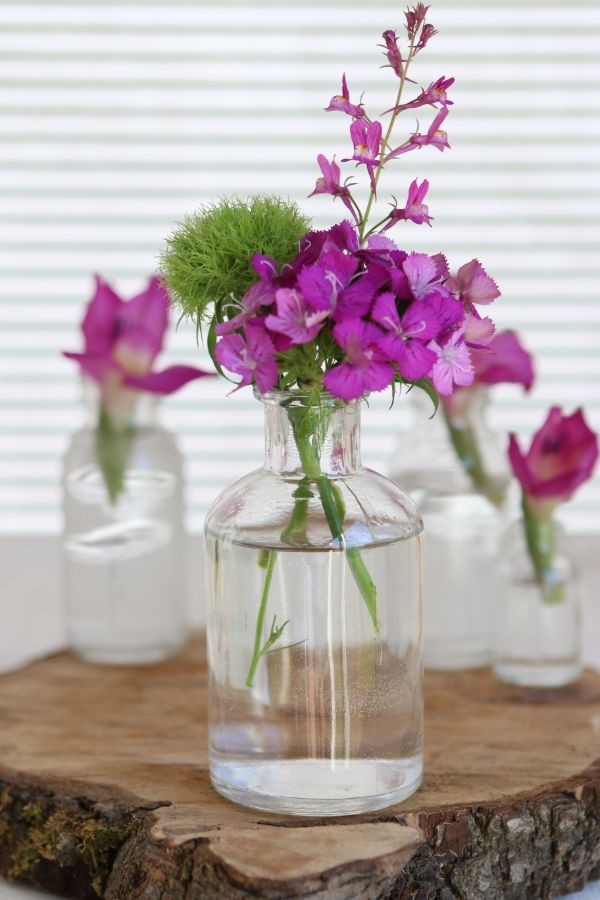 Glasflaska Ø7 h: 12 cm Transparent (20 st) [IFS-129196]