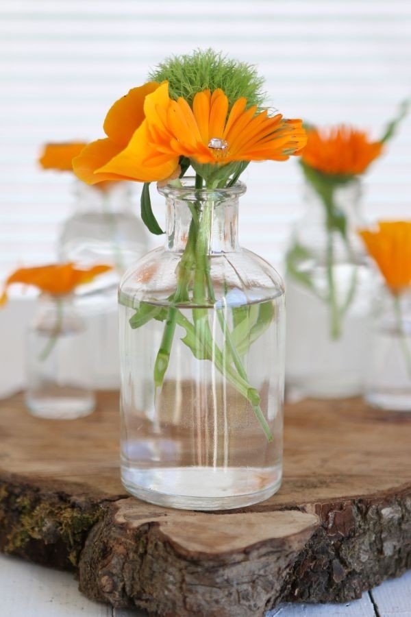 Glasflaska Ø7 h: 12 cm Transparent (20 st) [IFS-129196]