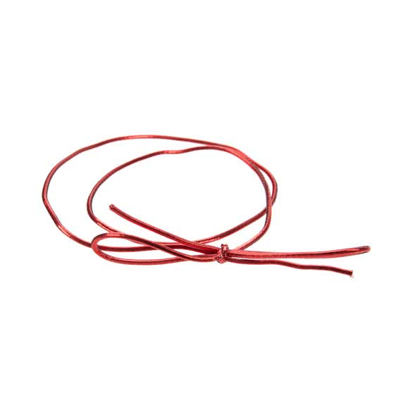 Resårband Metallisk Röd 40,5cm (50 st) [16MR]