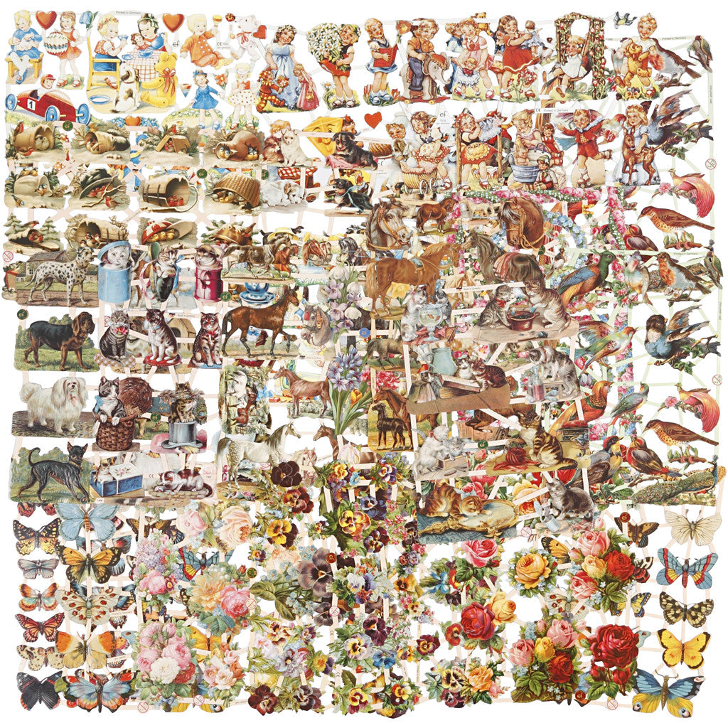 Bokmärken, året runt, ark 16,5x23,5 cm, 30 ark/ 1 förp. [HOB-19369]