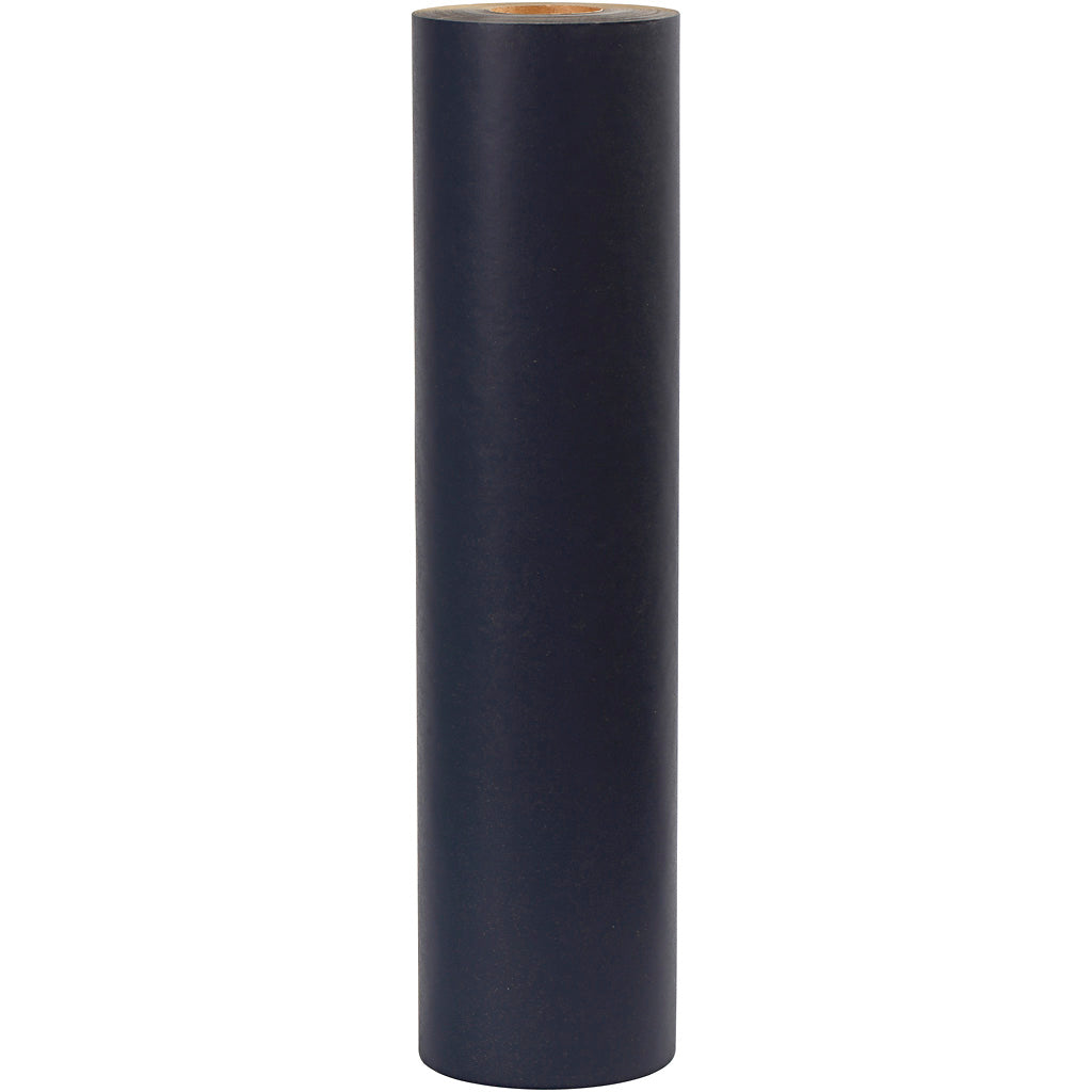Presentpapper, B: 50 cm, 60 g, svart, 100 m/ 1 rl. [HOB-19941]