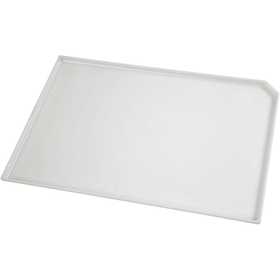 Målarbricka, D: 1,5 cm, stl. 25x34 cm, vit, 1 st. [HOB-10336]