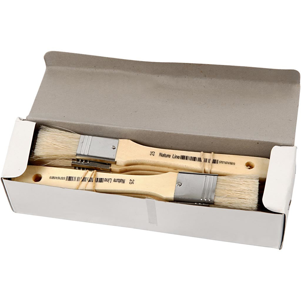 Lackpenslar, L: 18,5 cm, B: 25 mm, platta, 12 st./ 1 förp. [HOB-10425]