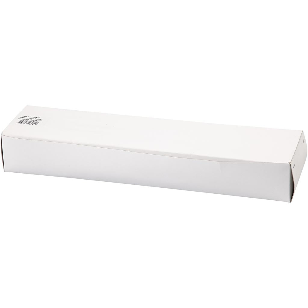 Natur Line Penslar, nr. 1+2+4+8+14+20, L: 27,5-33 cm, B: 5-19 mm, platta, 64 st./ 1 förp. [HOB-10549]