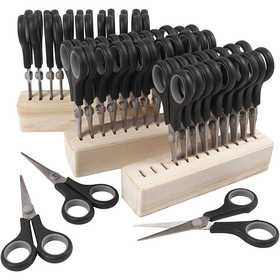 Barnsax, L: 14 cm, höger & vänster, svart, 1 set [HOB-11199]