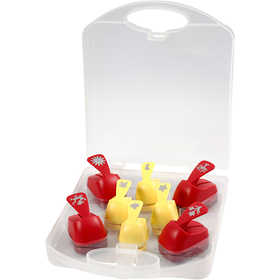 Pappersstansar, Vardags motiv, stl. 15+23 mm, 2x4 st./ 1 förp. [HOB-11269]