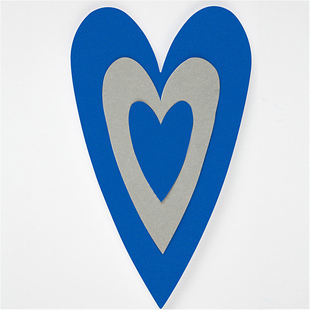 Lager-på-lager stansar, Hjärta, stl. 25+49+75 mm, 3 st./ 1 förp. [HOB-11287]