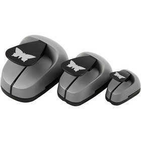 Lager-på-lager stansar, Fjäril, stl. 25+49+75 mm, 3 st./ 1 förp. [HOB-112940]