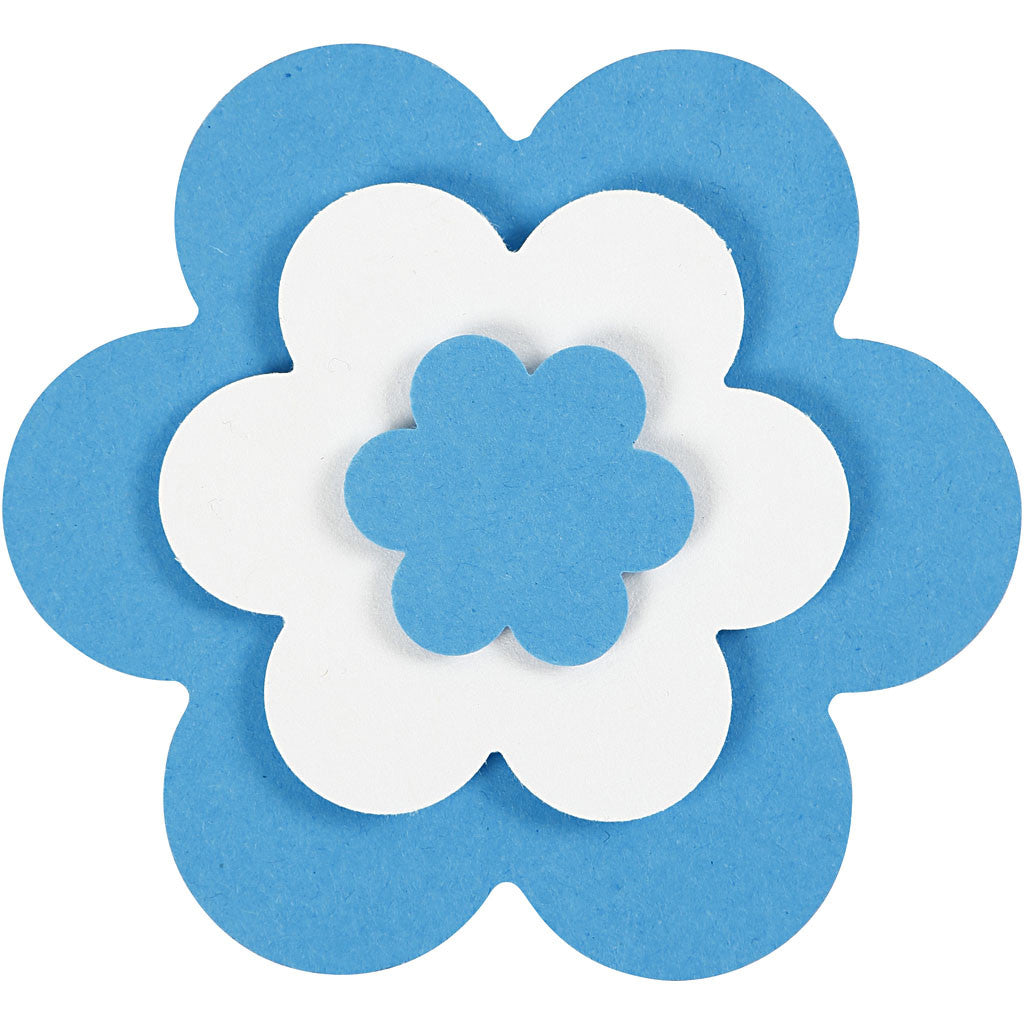 Lager-på-lager stansar, Blomma, stl. 25+49+75 mm, 3 st./ 1 förp. [HOB-112950]