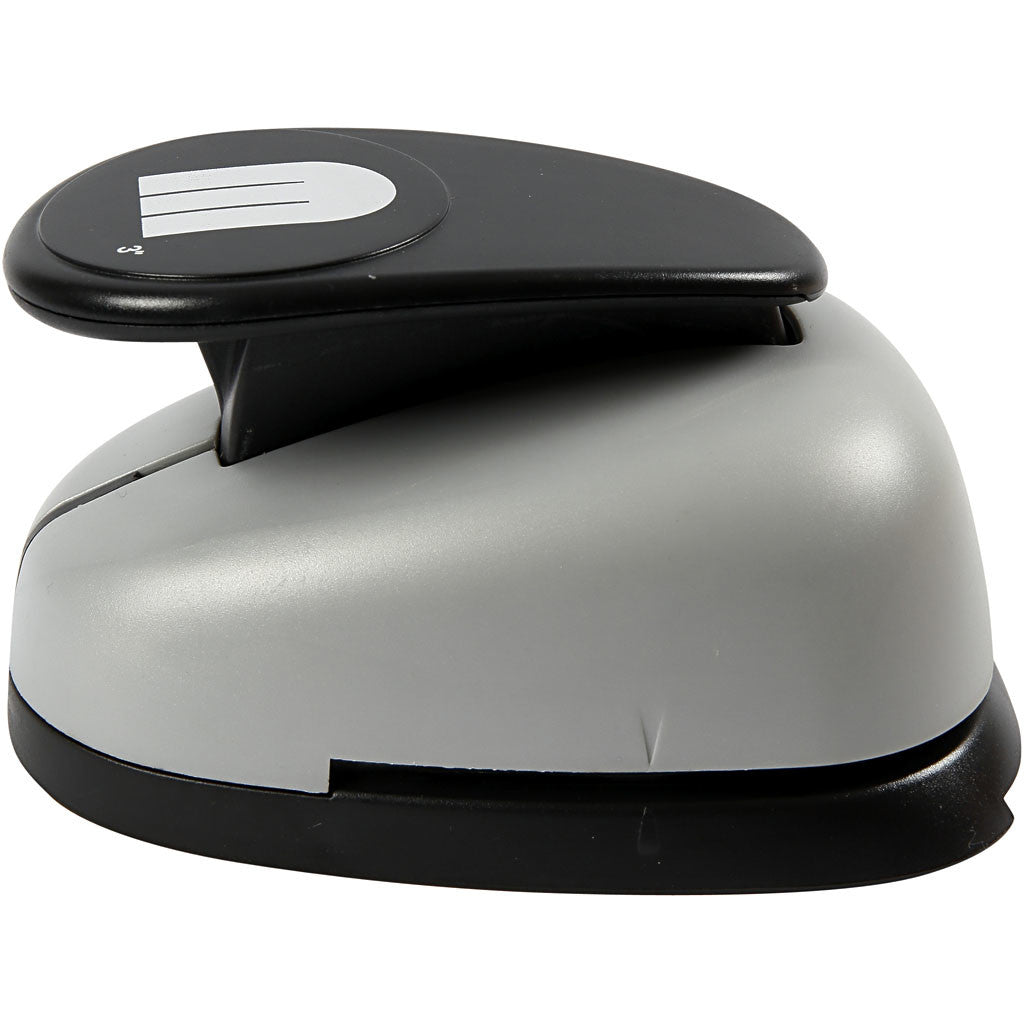 Pappersstans, Flätat hjärta, stl. 46x67 mm, 1 st. [HOB-11303]