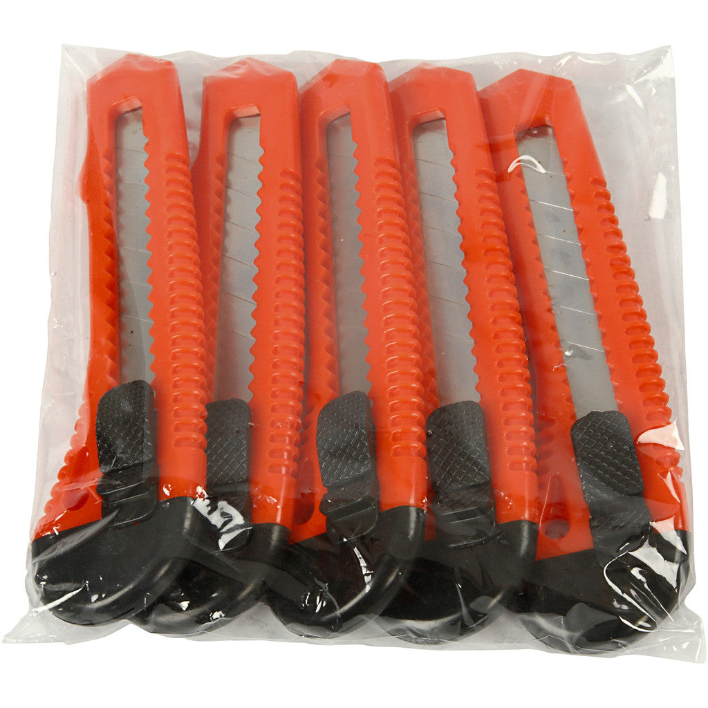 Hobbyknivar, B: 18 mm, 5 st./ 1 förp. [HOB-11607]