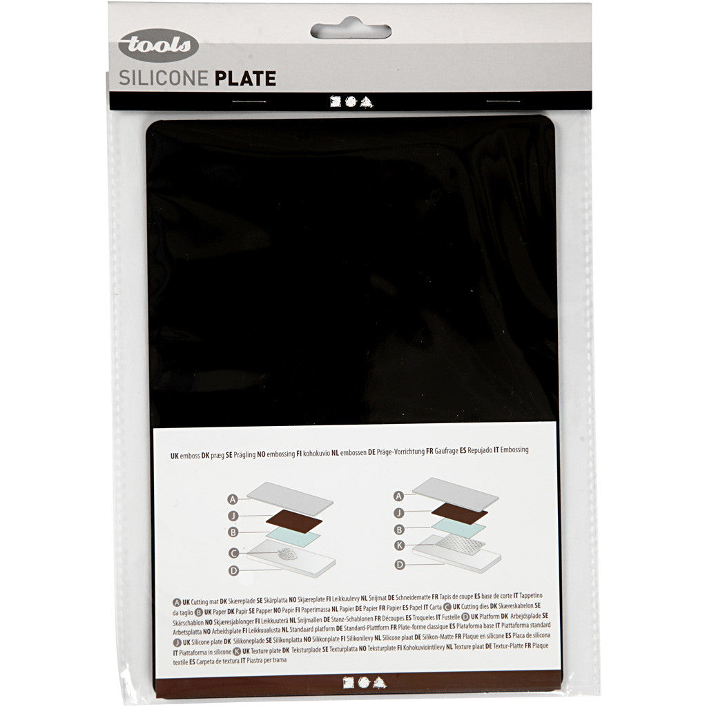 Silikonplatta, stl. 15,3x21,6 cm, tjocklek 2 mm, 1 st. [HOB-11762]