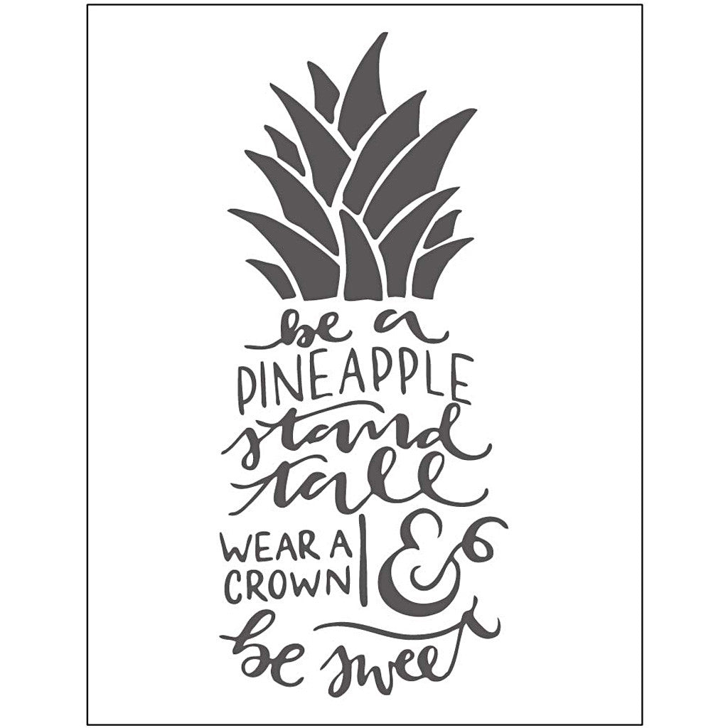 Embossingfolder, ord, stl. 11x14 cm, tjocklek 2 mm, 1 st. [HOB-11763]