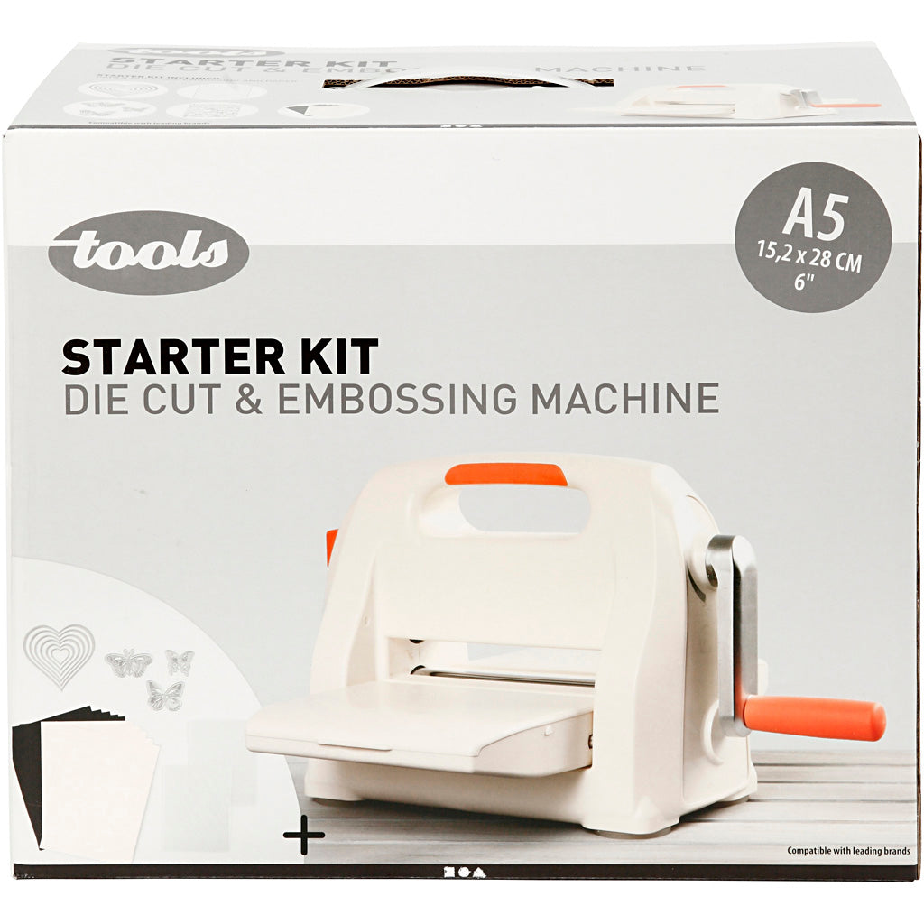 Start kit - Die Cut and Embossing Machine, A5, ark 155x210 mm, 1 set [HOB-11794]