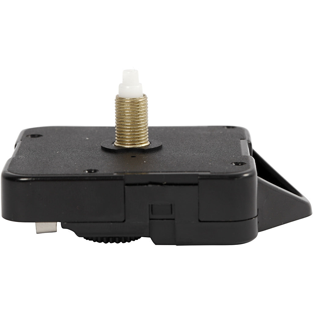 Urverk, platta max. 6 mm, svart, 1 set [HOB-13001]