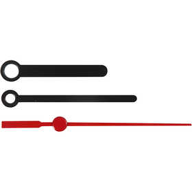 Urvisare, Hålstl. 4+6 mm, svart, 1 set [HOB-13005]