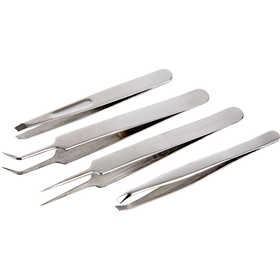 Pincett - sortiment, L: 9-12 cm, 4 st./ 1 förp. [HOB-13066]