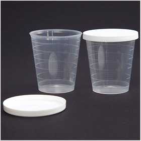 Bägare med lock, 30 ml, 75 st./ 1 förp. [HOB-13172]