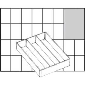Raaco lådinsats, nr. A73 Low, H: 24 mm, stl. 109x79 mm, 1 st. [HOB-13348]