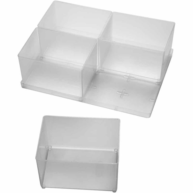 Raaco lådinsats, nr. BA7-1, H: 80 mm, stl. 109x79 mm, 4 st./ 1 förp. [HOB-13410]