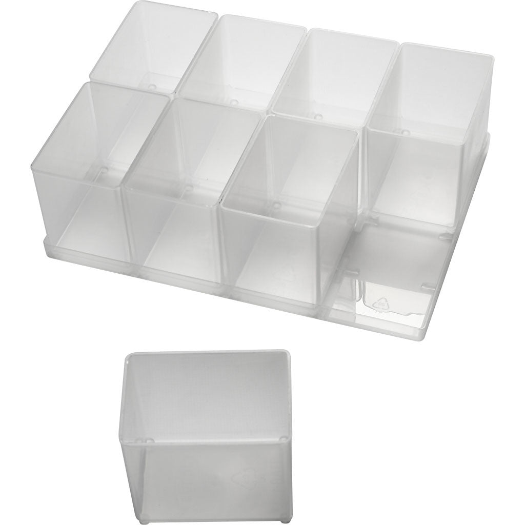 Raaco lådinsats, nr. BA8-1, H: 80 mm, stl. 79x55 mm, 8 st./ 1 förp. [HOB-13415]