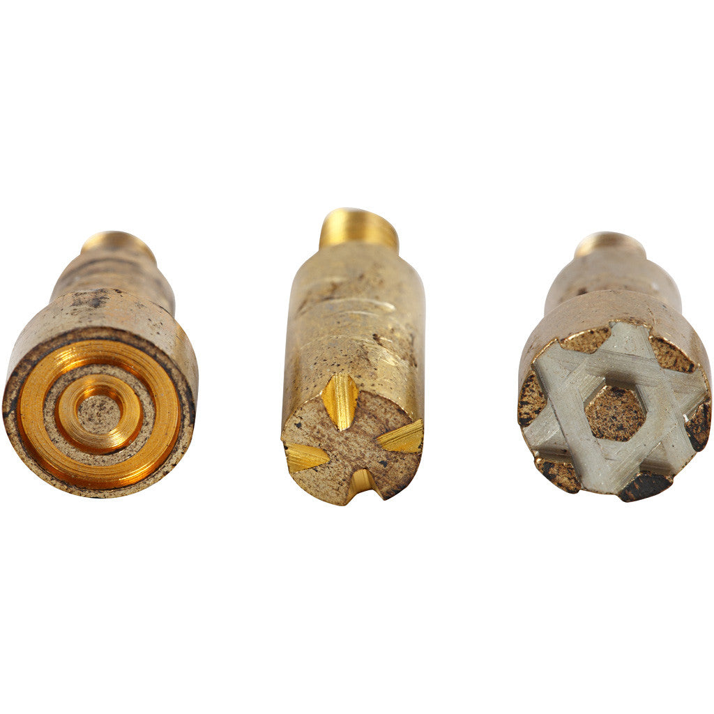 Brännpenna, stl. 19x3 cm, EU, svart, röd, 1 st. [HOB-15131]