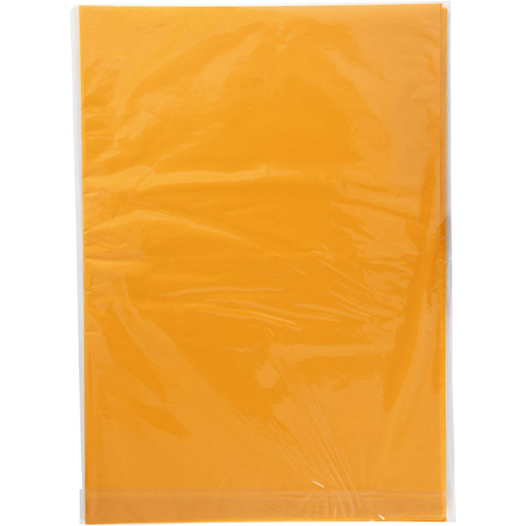 Tissue Paper, sheet 50x70 cm,  17 g, yellow, 25sheets [HOB20090]