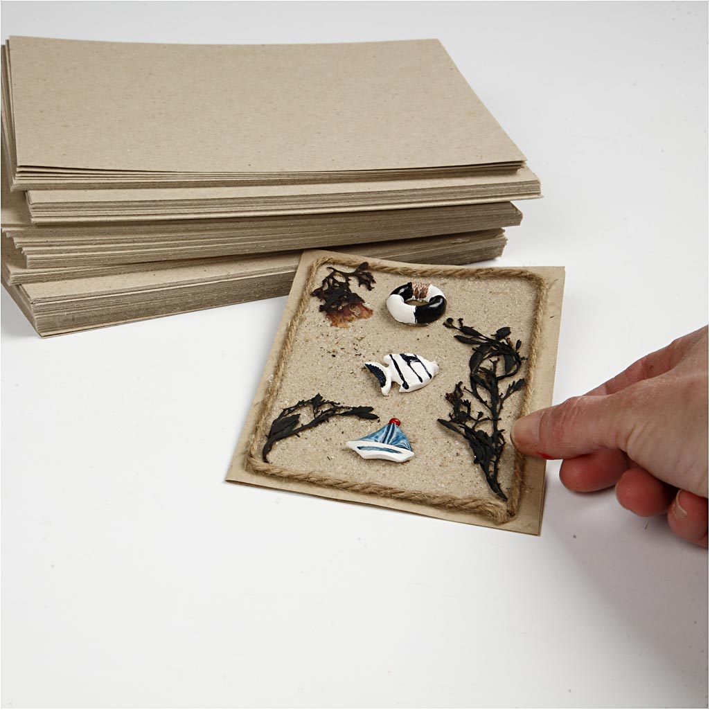 Recycled Card, A5 148x210 mm,  225 g, 125sheets [HOB20516]