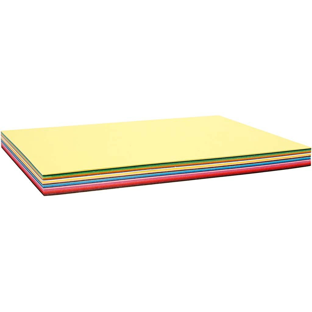 Creative Card, A5 148x210 mm,  180 g, asstd colours, 60mixed sheets [HOB214250]