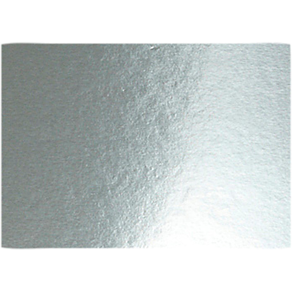 Metallic Foil Card, A4, 210x297 mm, 280 g, silver, 10sheet
