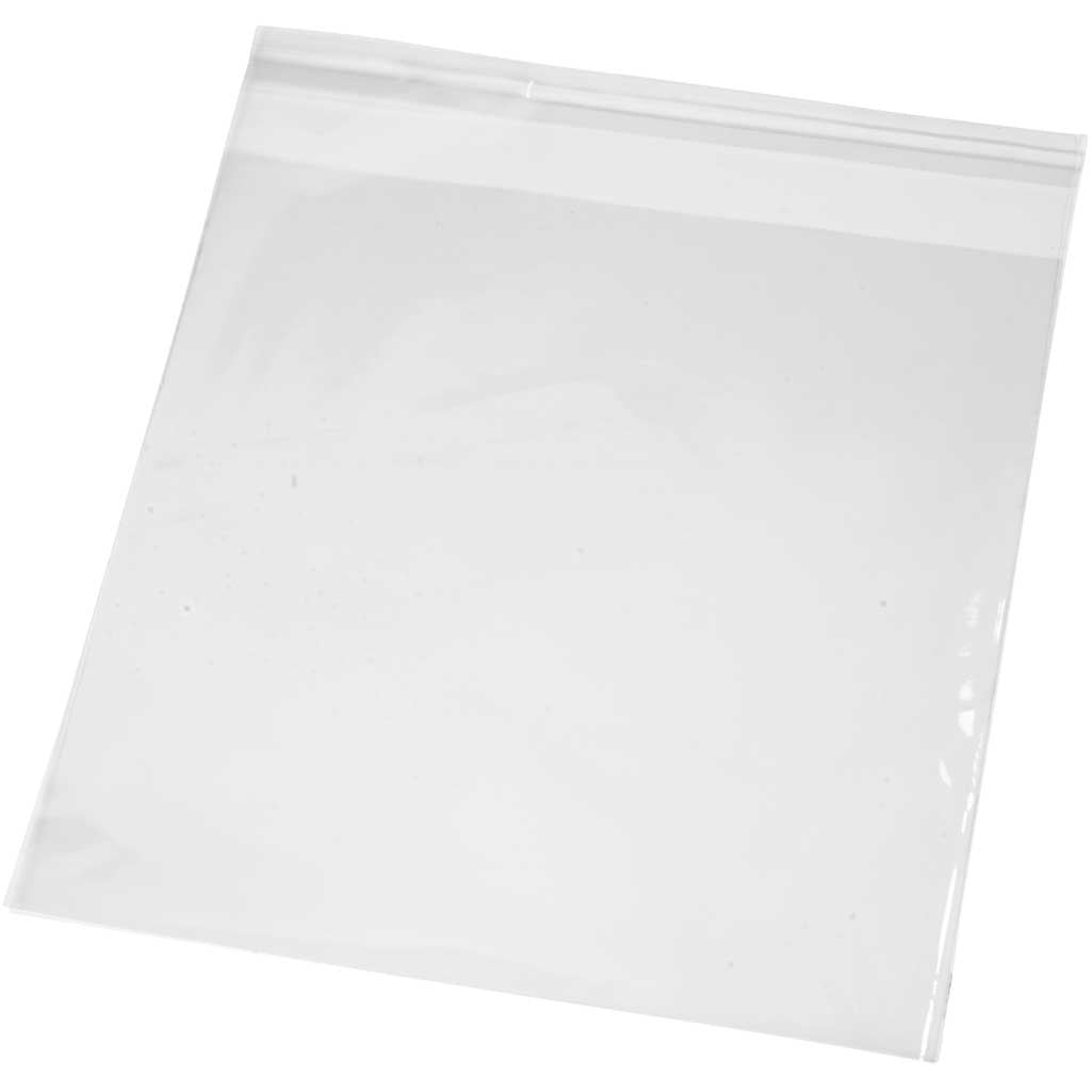 Cellophane Bag, H: 16 cm, W: 16 cm, thickness 25 my, 20 pc