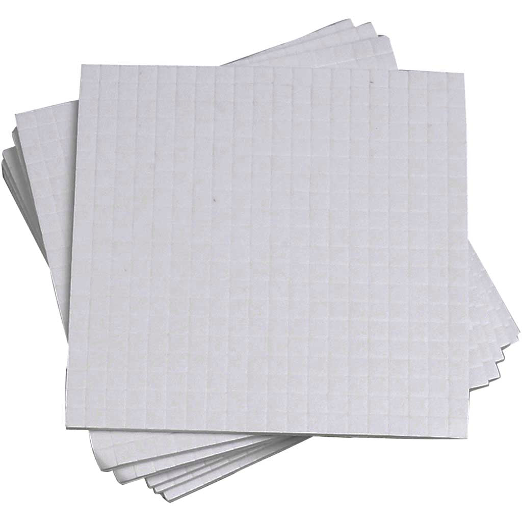 3D Foam Pads, size 5x5 mm, thickness 1 mm, 10x400 pc