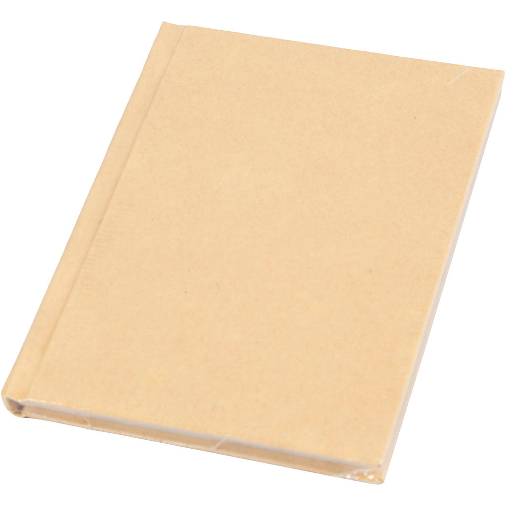 Notisbok, A6, ark 105x148 mm, 60 g, brun, 1 st. [HOB-264570]
