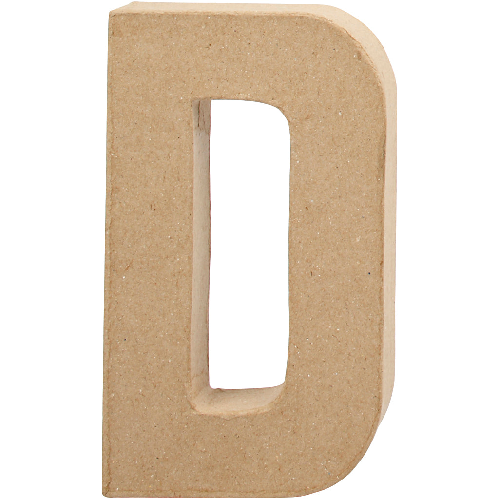 Letter, D, H: 20,2 cm, W: 11,5 cm, thickness 2,5 cm