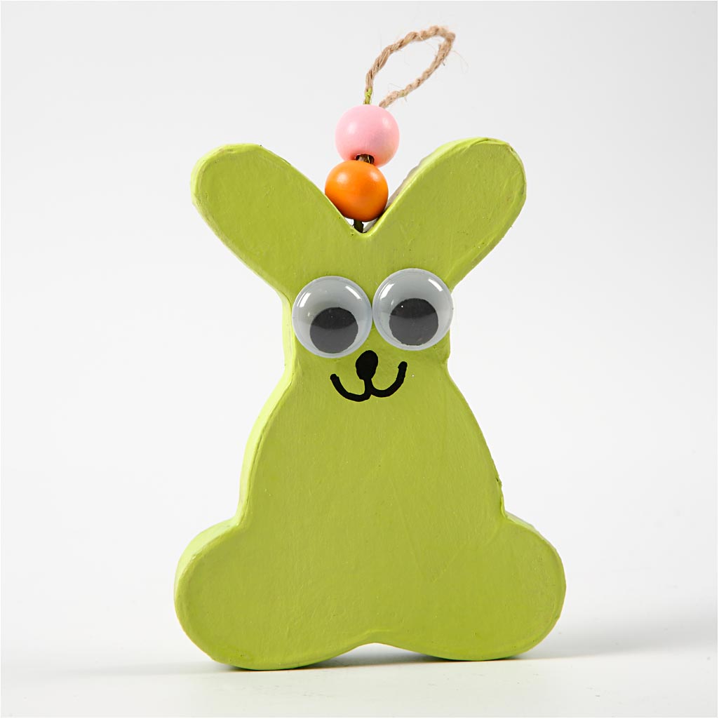 Påskdekorationer, H: 10 cm, tjocklek 12 mm, 114 st./ 1 förp. [HOB-26791]