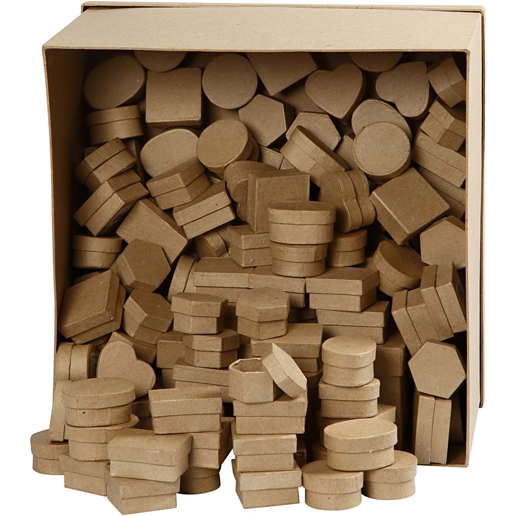 Miniaskar, H: 3 cm, Dia. 4-6 cm, 144 st./ 1 förp. [HOB-26800]