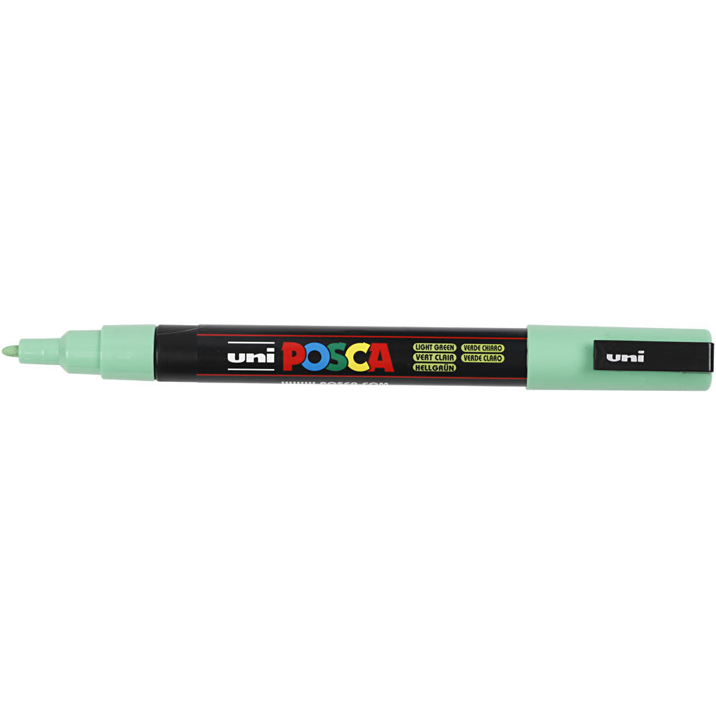 Posca Marker , nr. PC-3M, spets 0,9-1,3 mm, Fine, grön, 1 st. [HOB-274036]