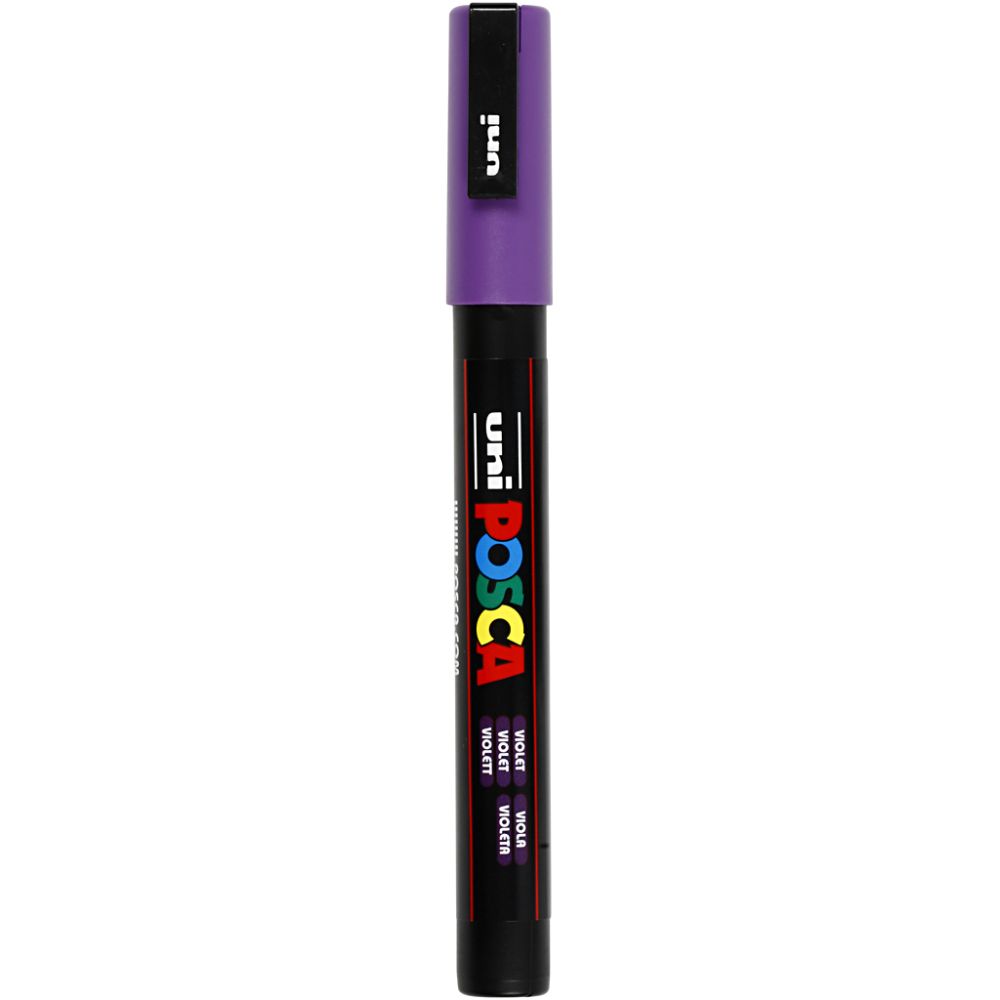 Posca Marker , nr. PC-3M, spets 0,9-1,3 mm, Fine, violet, 1 st. [HOB-274055]