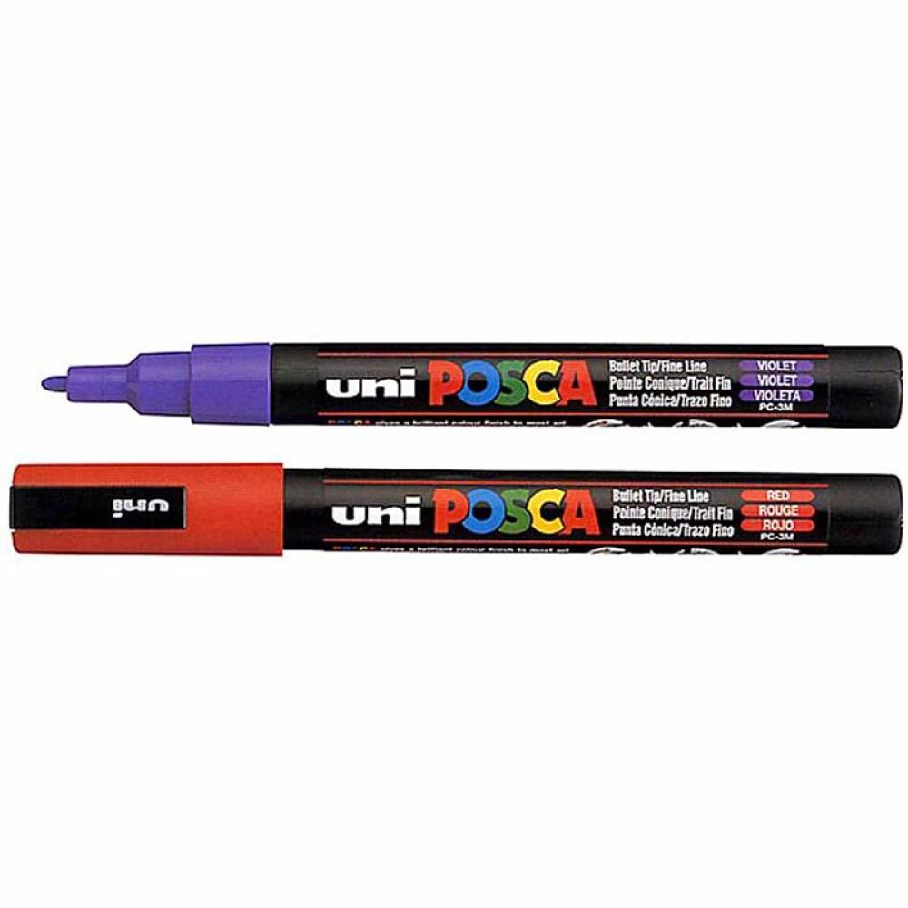 Posca Marker , nr. PC-3M, spets 0,9-1,3 mm, Fine, violet, 1 st. [HOB-274055]