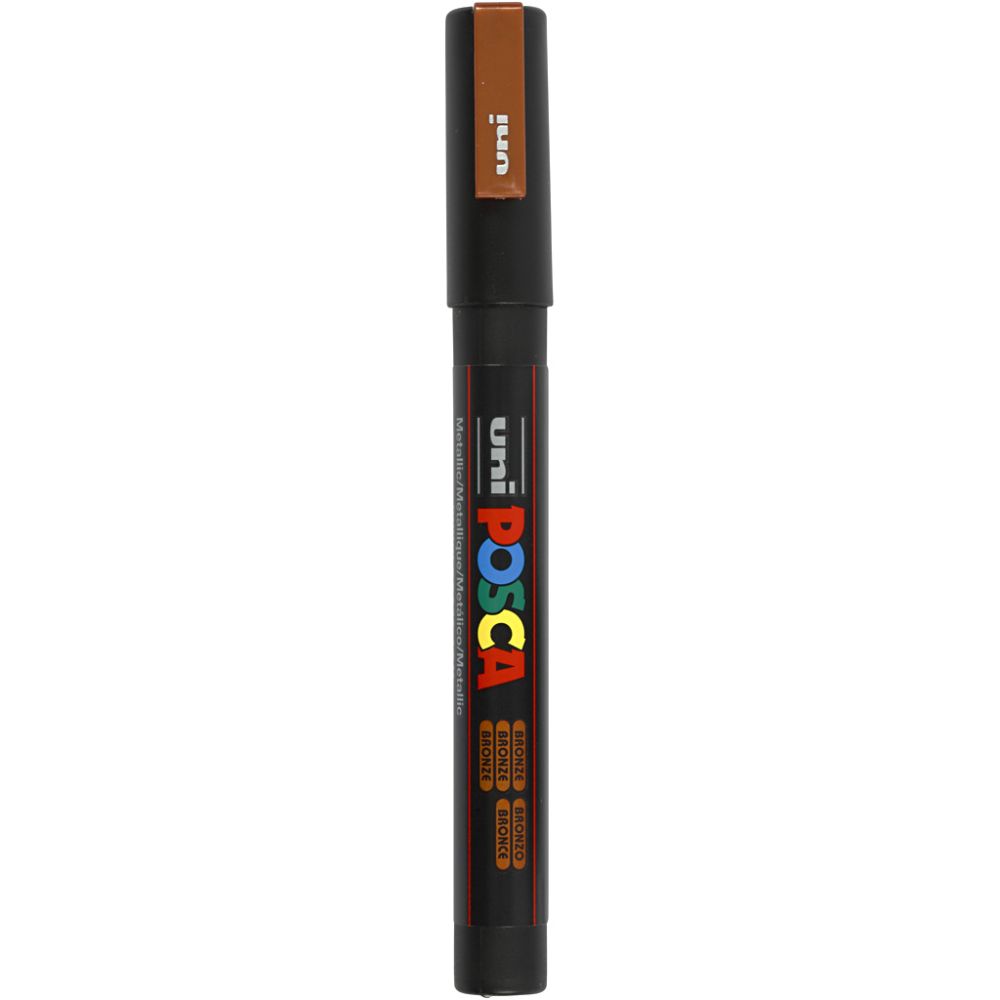 Posca Marker , nr. PC-3M, spets 0,9-1,3 mm, Fine, bronze, 1 st. [HOB-274820]