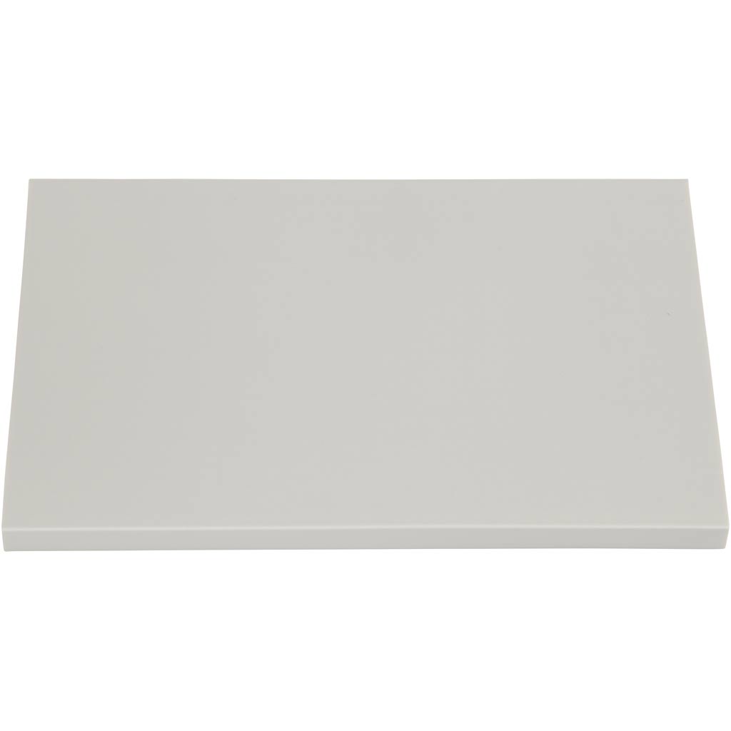 Stämpelblock, stl. 10x15,5 cm, tjocklek 0,8 cm, ljusgrå, 10 st./ 1 förp. [HOB-27571]