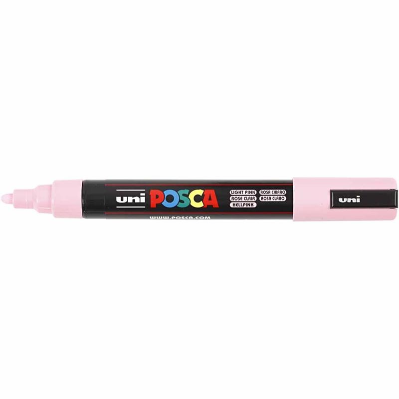 Posca Marker , nr. PC-5M, spets 2,5 mm, Medium, ljusrosa, 1 st. [HOB-276029]