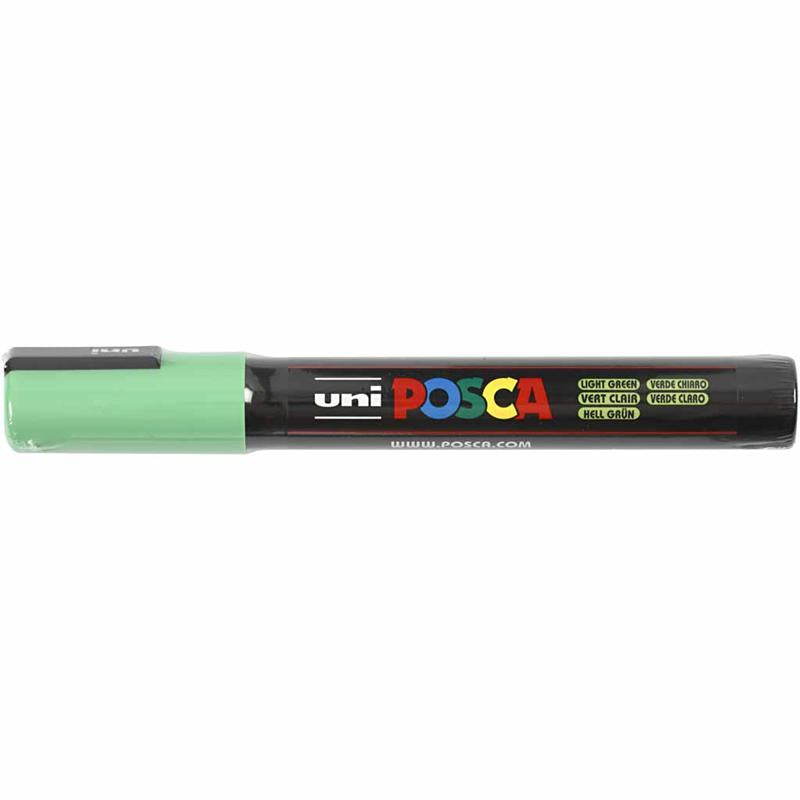 Posca Marker , nr. PC-5M, spets 2,5 mm, Medium, ljusgrön, 1 st. [HOB-276033]