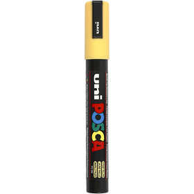 Posca Marker , nr. PC-5M, spets 2,5 mm, Medium, straw yellow, 1 st. [HOB-276038]